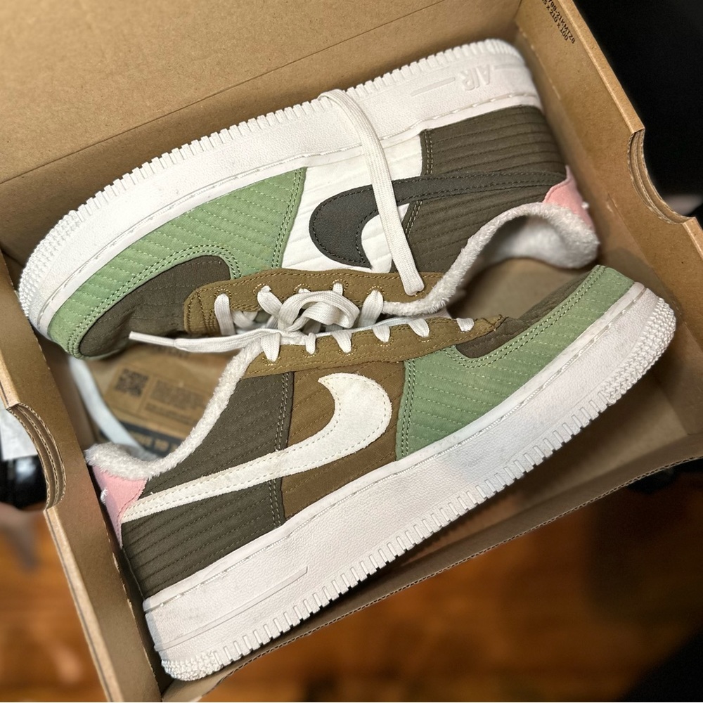 Nike AF1 ‘07 LX Low “Toasty” Oil Green